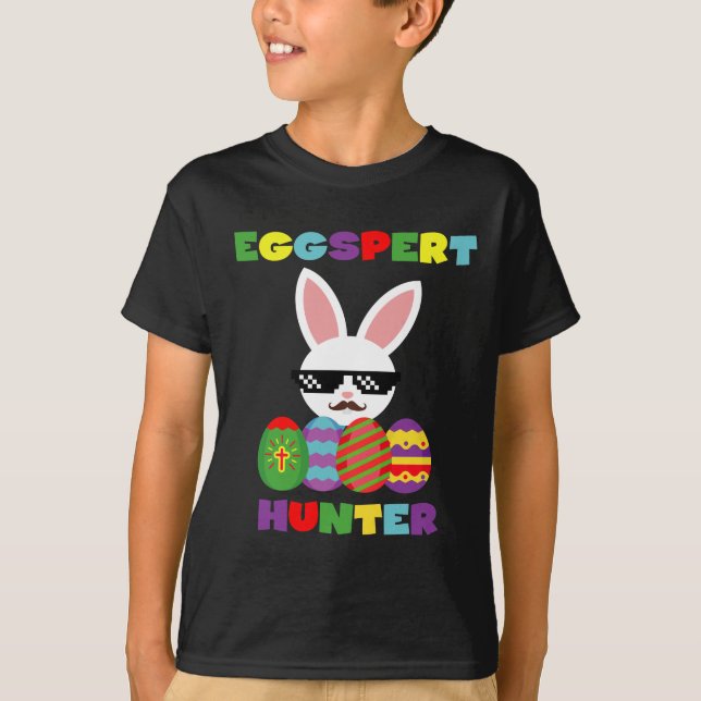 Camiseta divertida de los niños de los cazadores (Anverso)