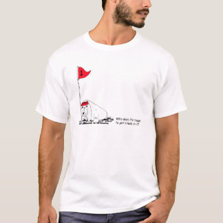 Camiseta divertida de los perros de golf