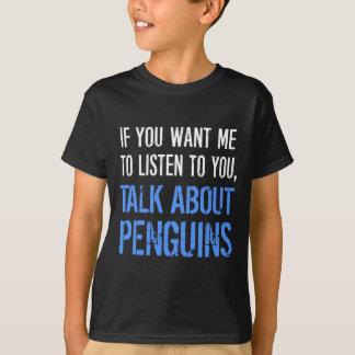 Camiseta divertida de los pingüinos