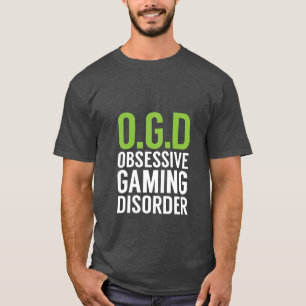 Camiseta divertida de los videojugadores para los