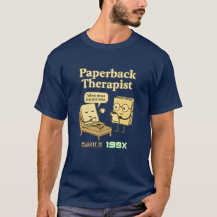 Camiseta divertida de Lover   Humor literario retr