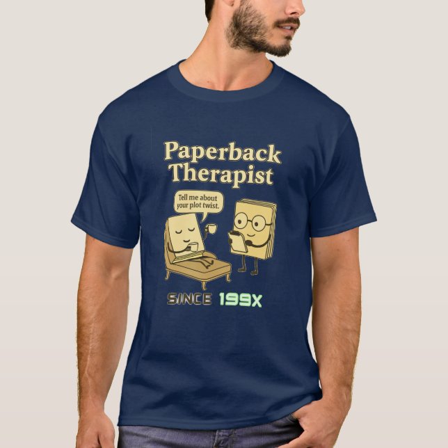 Camiseta divertida de Lover | Humor literario retr (Anverso)