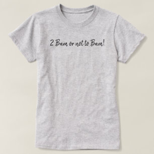 Camiseta divertida de Mahjong con la frase '2 Bam