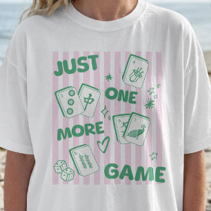 Camiseta divertida de Mahjong: Solo un juego más
