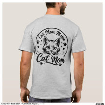 Camiseta Divertida de Mamá de Gato – Magia de Mamá