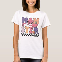 Camiseta divertida de Mamá Fantasma de Halloween