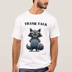 Camiseta Divertida de Mapache con Palabras Soeces