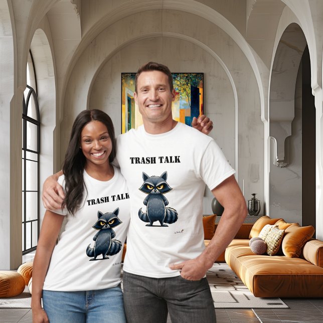 Camiseta Divertida de Mapache con Palabras Soeces (Subido por el creador)