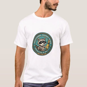 Camiseta Divertida de Mapache Hacedor de Traviesur