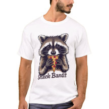 Camiseta Divertida de Mapache – “Ladrón de Snacks”