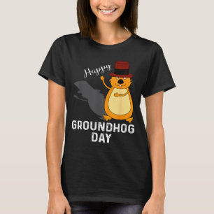 Camiseta divertida de marmota para amante del día