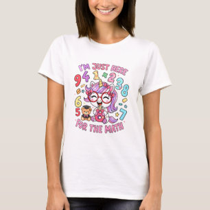 Camiseta Divertida de Matemáticas Estoy Aquí Solo 