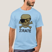 Camiseta Divertida de Matemáticas Geometría Pirata