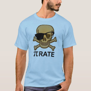 Camiseta Divertida de Matemáticas Geometría Pirata