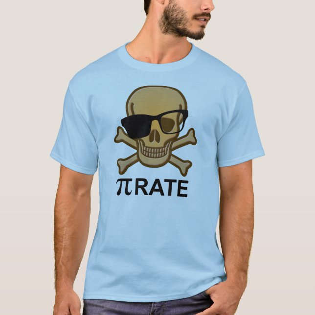Camiseta Divertida de Matemáticas Geometría Pirata (Anverso)