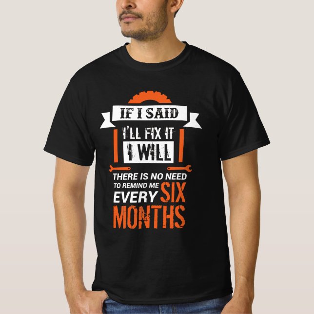 Camiseta divertida de mecánico (Anverso)