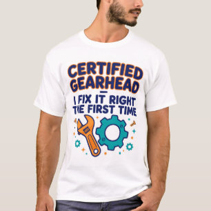 Camiseta Divertida de Mecánico – Técnico de Auto C