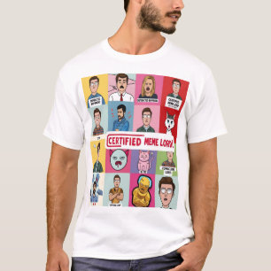camiseta divertida de medios sociales 2025