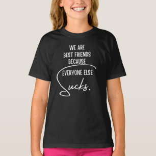 Camiseta divertida de mejores amigos