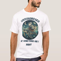Camiseta divertida de meme de animal no diagnostic