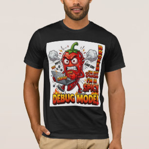 Camiseta Divertida de Modo Depuración Camiseta d