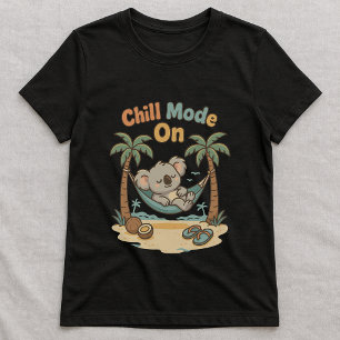 Camiseta divertida de modo relajado; Koala lindo e