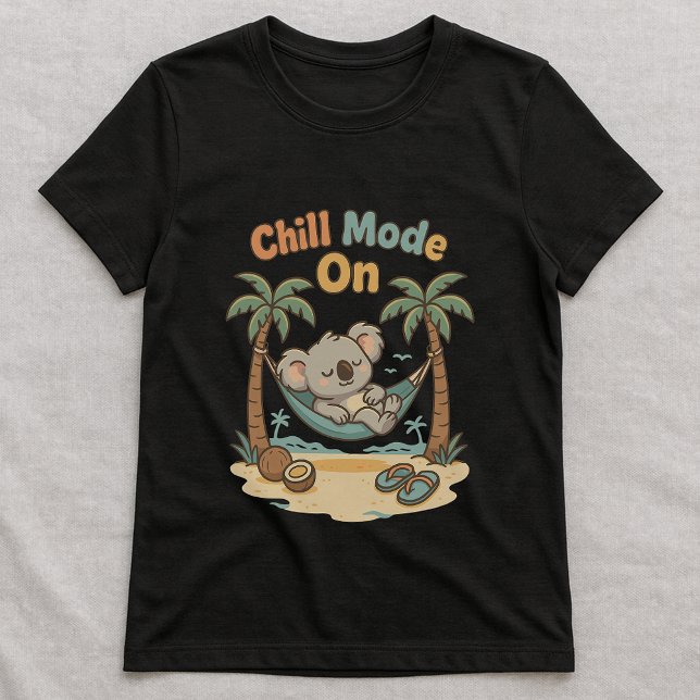 Camiseta divertida de modo relajado; Koala lindo e (Subido por el creador)
