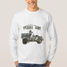Camiseta divertida de moto Push Me vintage de mang