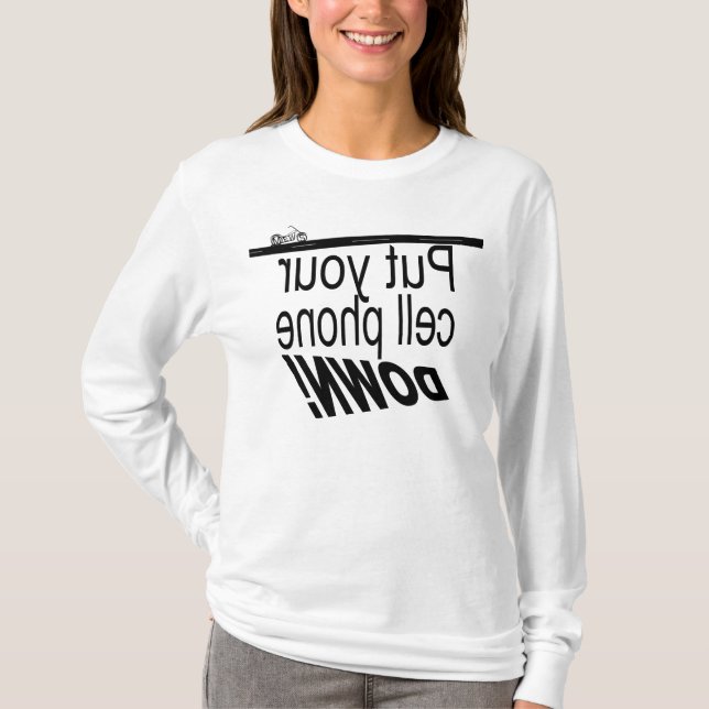 Camiseta Divertida de Motocicleta - Enserio (Anverso)