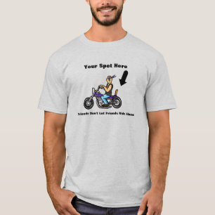 Camiseta divertida de motocicleta pidiendo un pasa