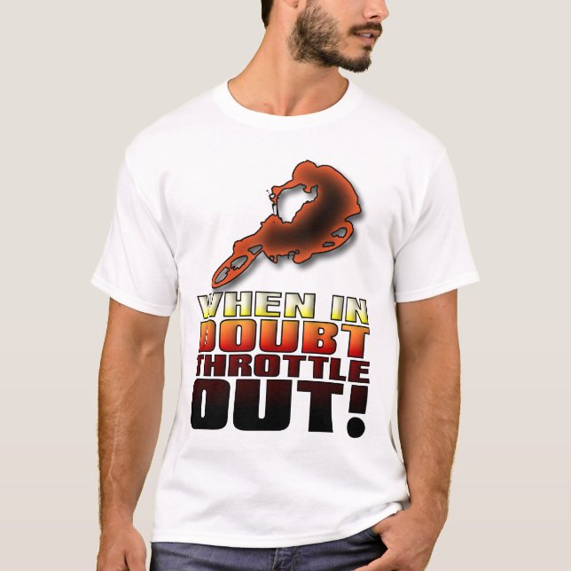 Camiseta Divertida de Motocross de Bicicleta de Ti (Anverso)