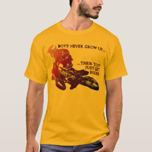 Camiseta Divertida de Motocross de Moto de Tierra 