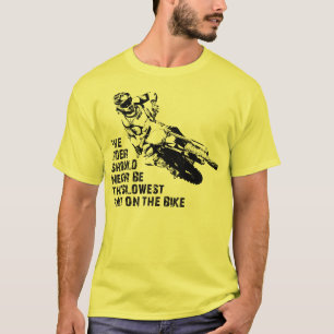 Camiseta Divertida de Motocross para Bicicleta de