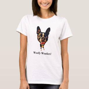 Camiseta divertida de mujeres de Boston Terrier
