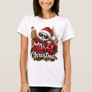Camiseta Divertida de Muñeco de Nieve - Regalo de 