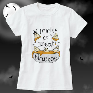 Camiseta Divertida de Nachos de Halloween