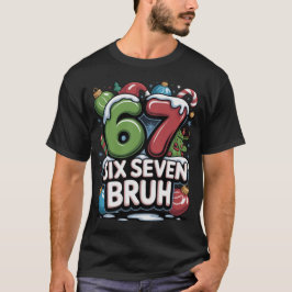 Camiseta divertida de Navidad con regalo de 67 Six
