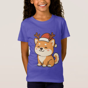 Camiseta divertida de Navidad de AKITA INU 