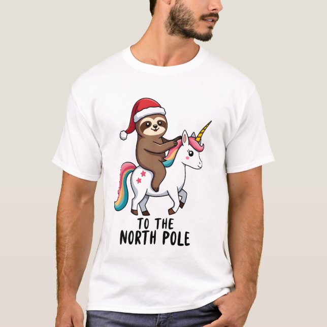 Camiseta divertida de Navidad de chica Santa Perez (Anverso)