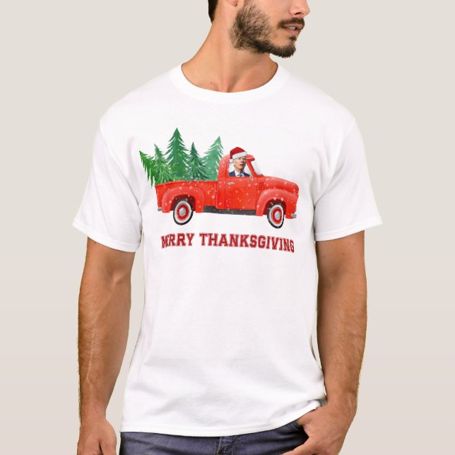 Camiseta divertida de Navidad de Joe Biden  (Anverso)