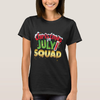 Camiseta divertida de Navidad en julio para grupo