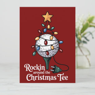 Camiseta Divertida de Navidad Golpeando alrededor
