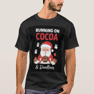 Camiseta divertida de Navidad moderna   Diseño de 