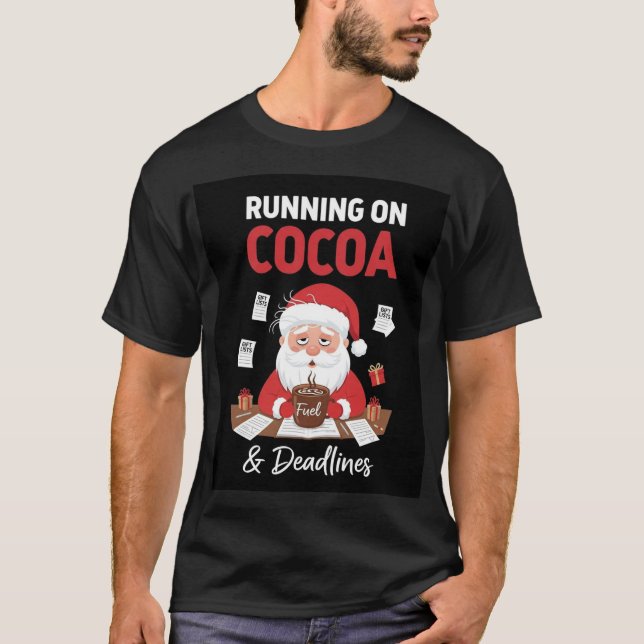 Camiseta divertida de Navidad moderna | Diseño de  (Anverso)