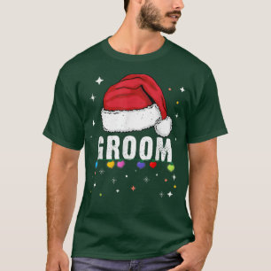 Camiseta divertida de Navidad para el novio, excel