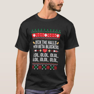 Camiseta Divertida de Navidad para Enfermeras Bloq