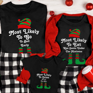 Camiseta Divertida de Navidad para Familias Person