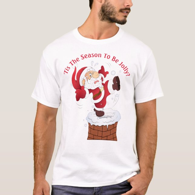 Camiseta divertida de Navidad para hombre (Anverso)