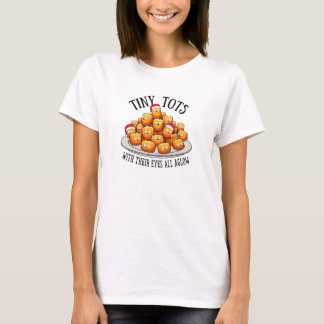 Camiseta divertida de Navidad para mujer Tiny Tots