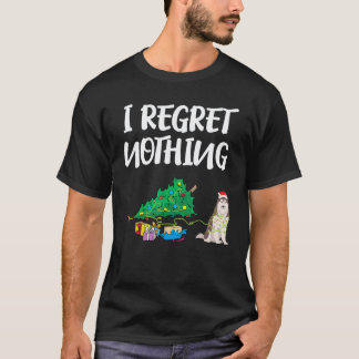 Camiseta divertida de Navidad para perro Husky cac